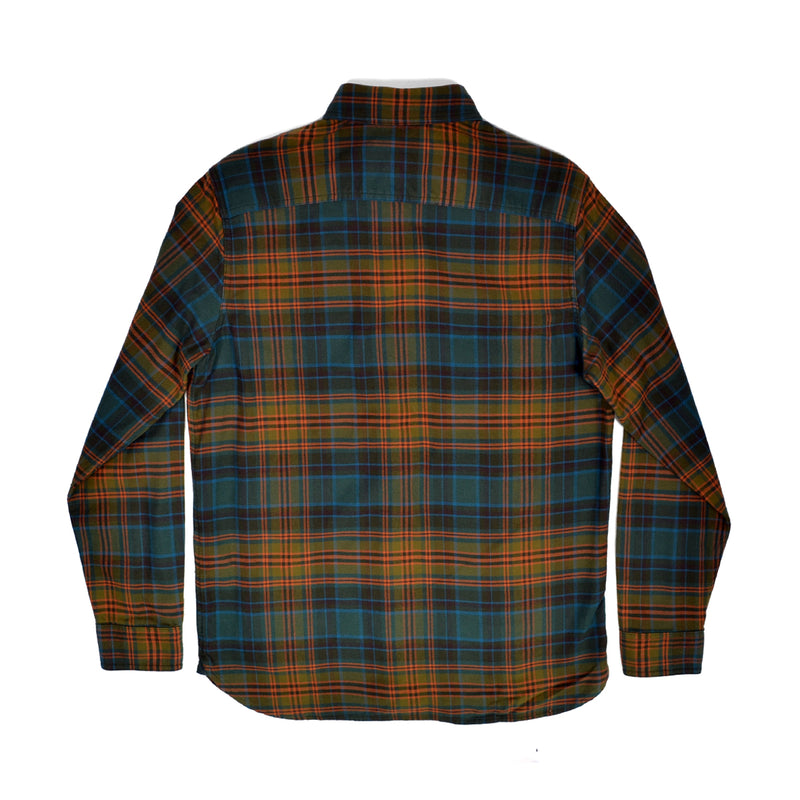 PENDLETON BURNSIDE - OLIVE / BLUE / RUST PLAID