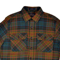 PENDLETON BURNSIDE - OLIVE / BLUE / RUST PLAID