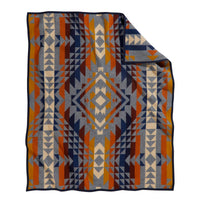 JACQUARD NAPPED THROW - SMITH ROCK / GREY MIX
