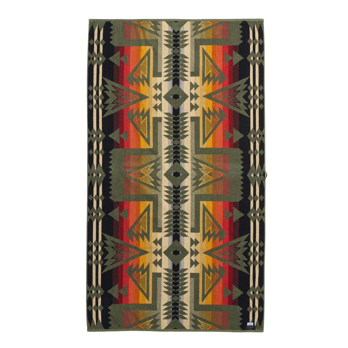 OVERSIZED JACQUARD TOWEL - PONDEROSA