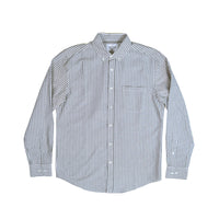 PORTUGUESE FLANNEL BELAVISTA L/S SHIRT - STRIPE BLACK