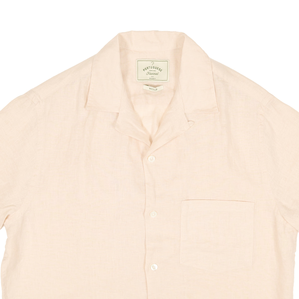 LINEN CAMP COLLAR - RAW