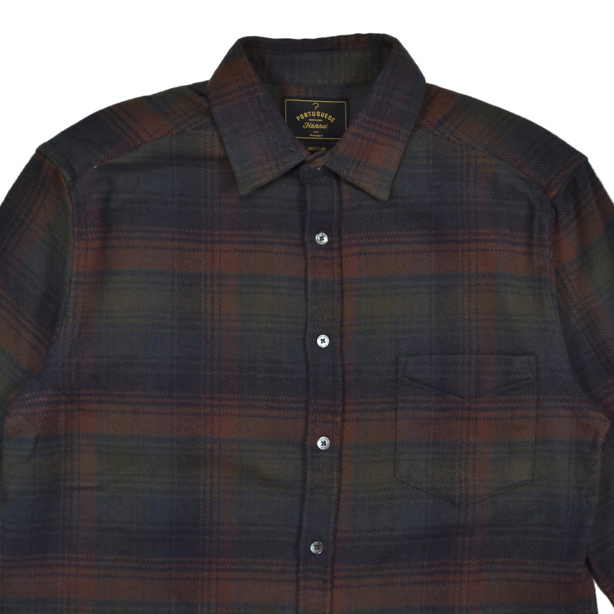 OLD PINE L/S - BROWN NAVY HUNTER GREEN