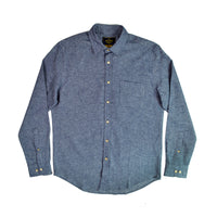 PORTUGUESE FLANNEL TECA L/S - INDIGO