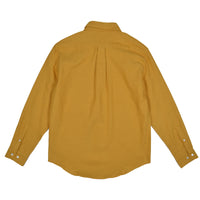 Yellow shirt on a white background