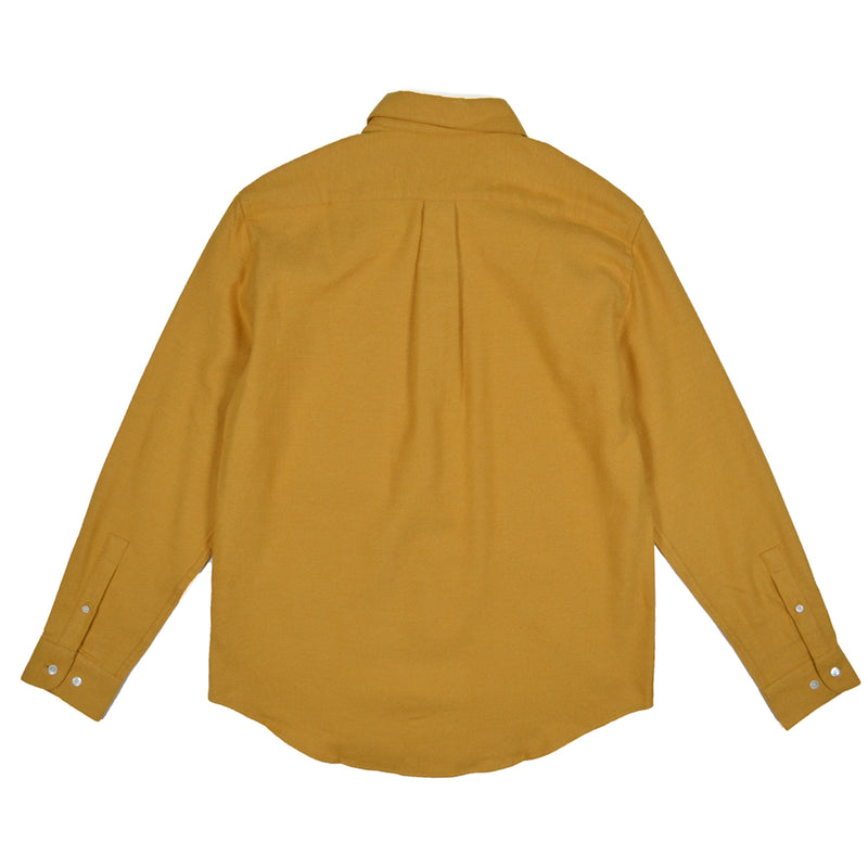 Yellow shirt on a white background