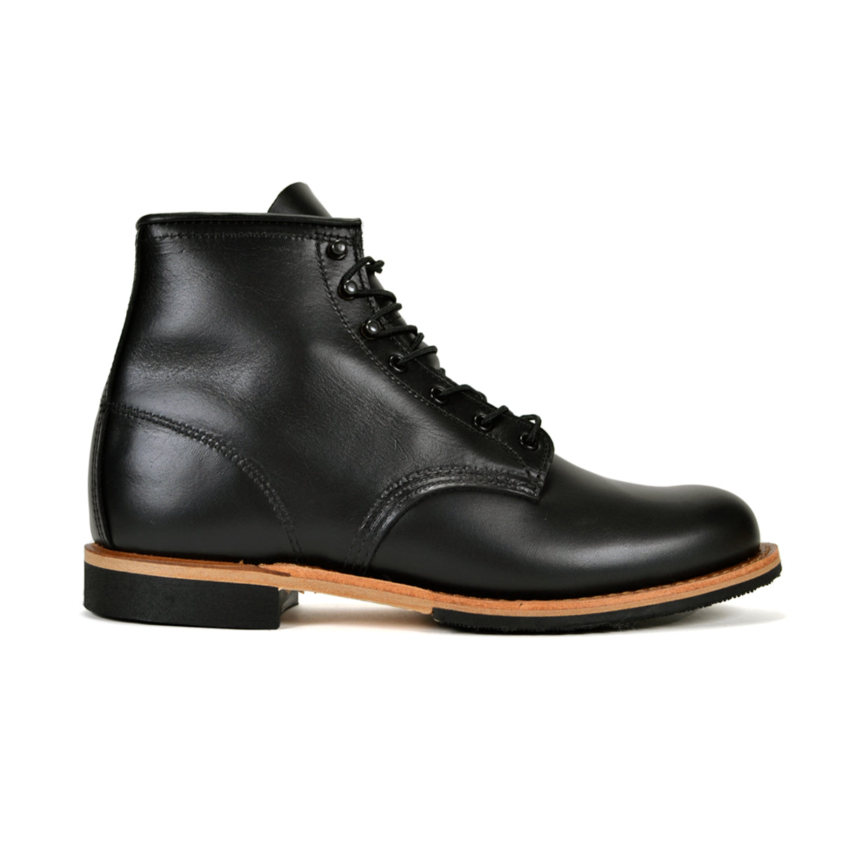 dress boots red wing Red Wing Men's Beckman 9423 Black Leather - 12 / Black / Medium