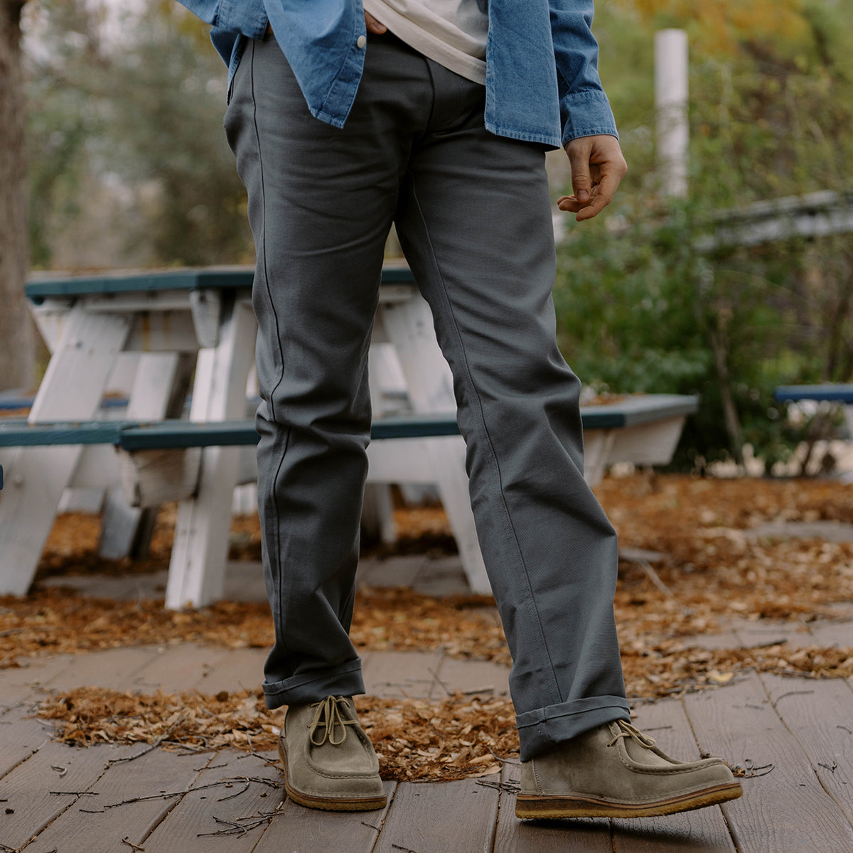 10OZ CANVAS WORK PANT - STEEL GREY – Reserve Supply Company