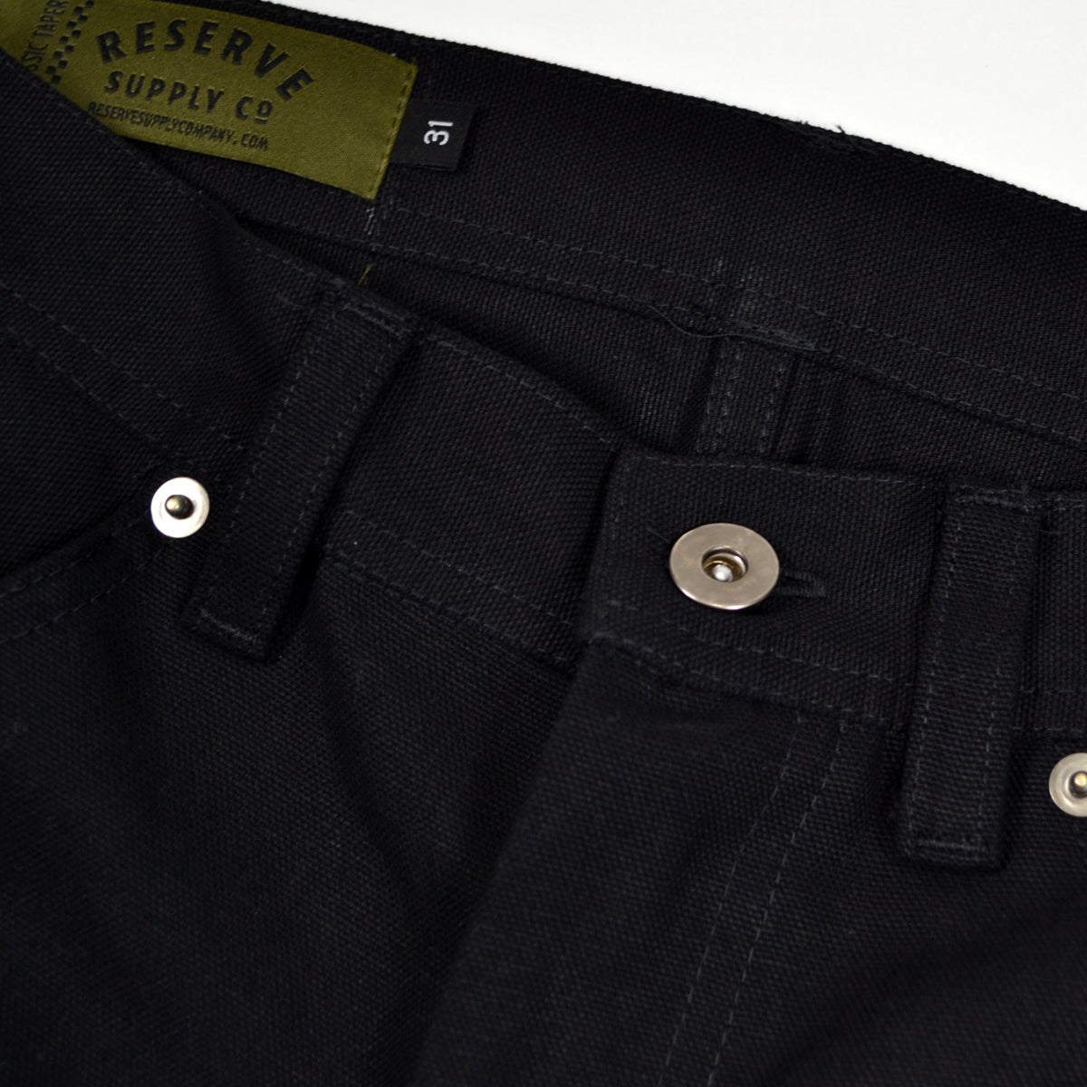 10OZ CANVAS WORK PANT - BLACK