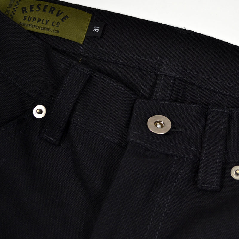 10OZ CANVAS WORK PANT - BLACK