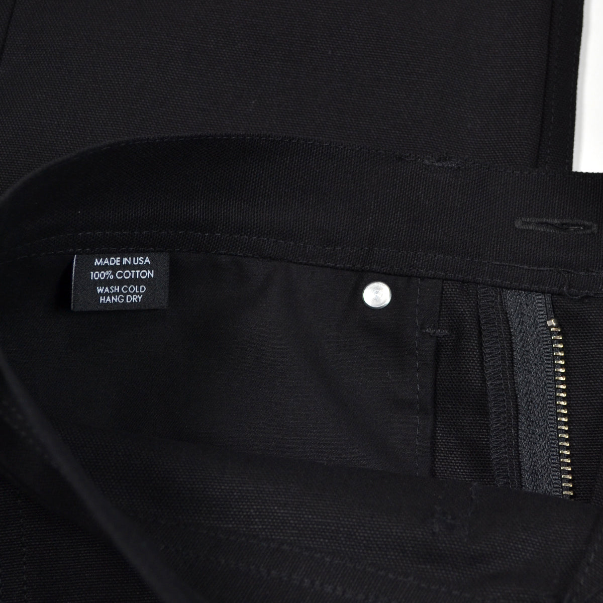 10OZ CANVAS WORK PANT - BLACK