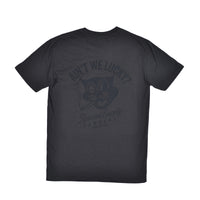 RESERVE SUPPLY COMPANY LUCKY CAT TONAL TEE - BLACK