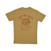 LUCKY CAT TONAL TEE - MUSTARD