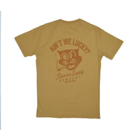 RESERVE SUPPLY COMPANY LUCKY CAT TONAL TEE - MUSTARD