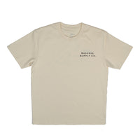 SPARK PLUG S/S - ECRU / ORANGE