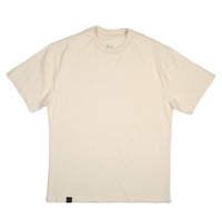 Beige t-shirt on a white background