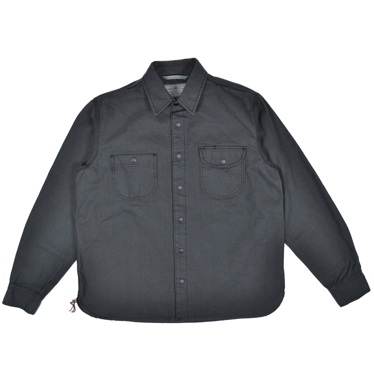 WORK SHIRT - DYED CANVAS ASH