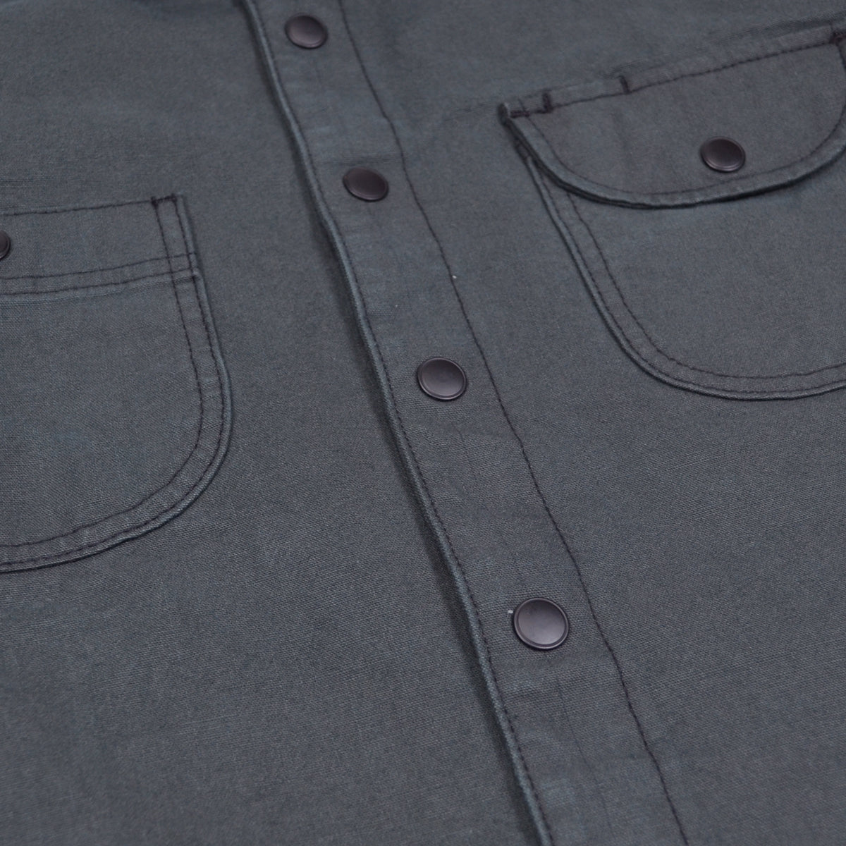 WORK SHIRT - DYED CANVAS ASH
