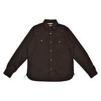 WORK SHIRT DYED CANVAS - BROWN
