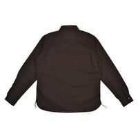 WORK SHIRT DYED CANVAS - BROWN