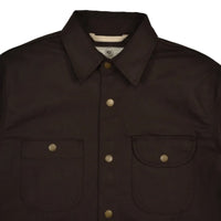 WORK SHIRT DYED CANVAS - BROWN
