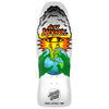 Skateboard deck with Jeff Kendall design featuring a dragon and cloud on a white background