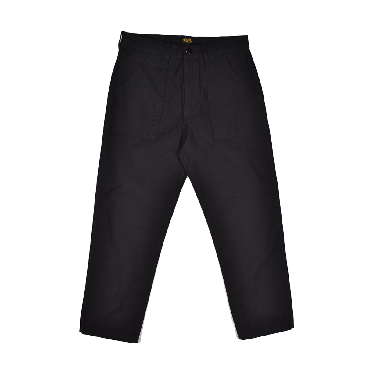 FAT PANT - BLACK SATEEN – Reserve Supply Company