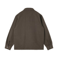 STAN RAY ZIP SHIRT - OVERDYED CHARCOAL HICKORY