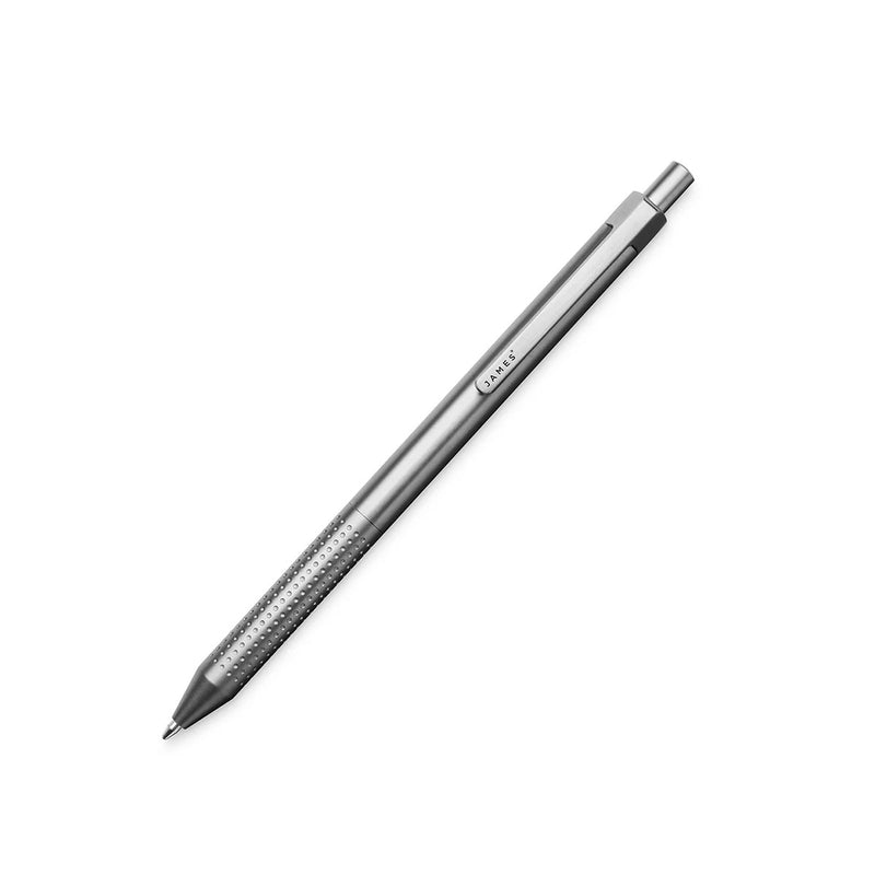 THE JAMES BRAND THE BURWELL PEN - SILVER/SILVER