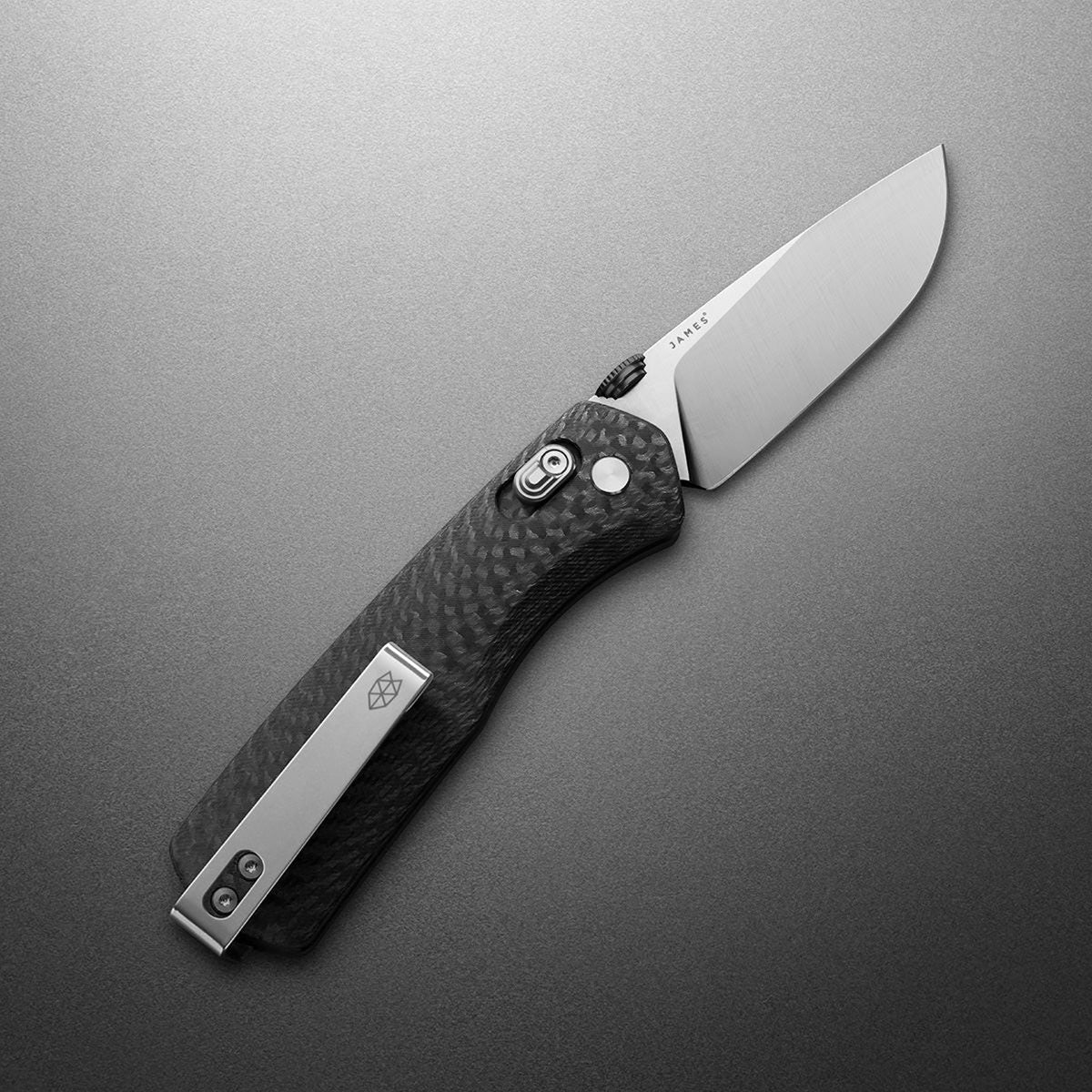 THE JAMES BRAND THE CARTER - CARBON FIBER / STAINLESS / STRAIGHT