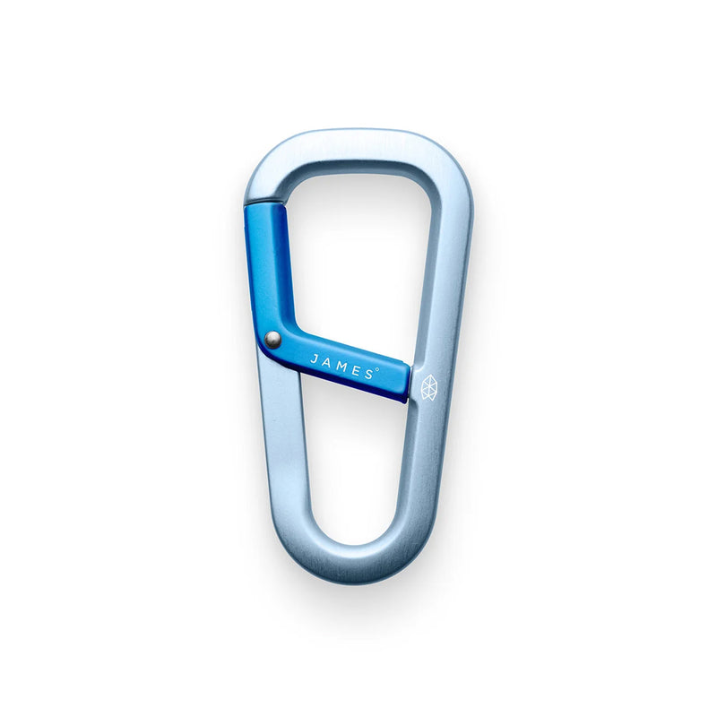 THE JAMES BRAND THE HARDIN CARABINER - SEA WAVE / DARK BLUE