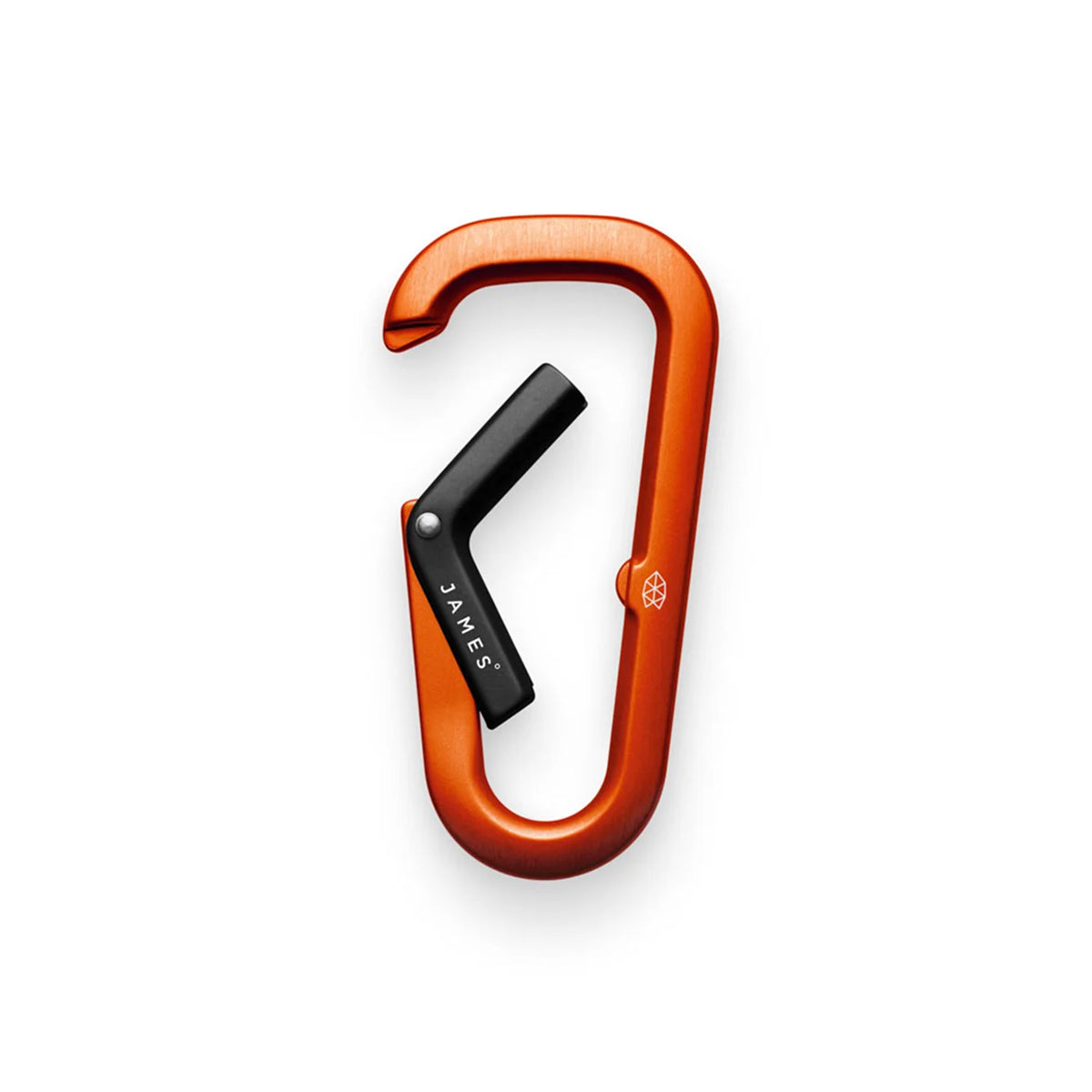 THE JAMES BRAND THE HARDIN CARABINER - TANGERINE / BLACK