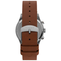 MK1 CHRONOGRAPH 40 MM LEATHER STRAP - SILVER / BLACK / TAN
