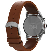 MK1 CHRONOGRAPH 40 MM LEATHER STRAP - SILVER / BLACK / TAN