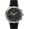 TIMEX STANDARD CHRONOGRAPH - SILVER / BLACK / BLACK