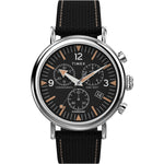 TIMEX STANDARD CHRONOGRAPH - SILVER / BLACK / BLACK