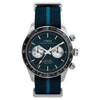 WATERBURY HERITAGE CHRONOGRAPH 39MM - TEAL / SILVER