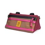 TOPO DESIGNS MOUNTAIN BIKE BAG - BURGUNDY / DARK KHAKI