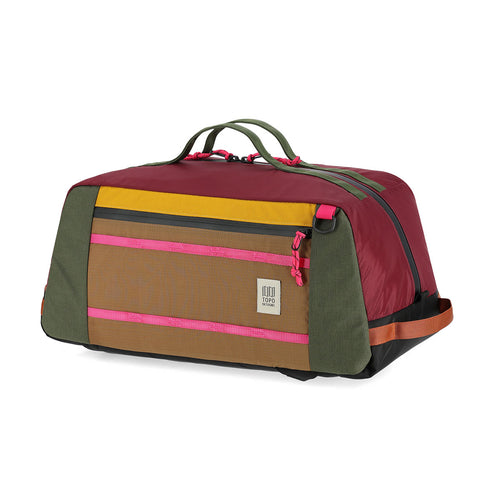 TOPO DESIGNS MOUNTAIN DUFFEL - BURGUNDY / DARK KHAKI