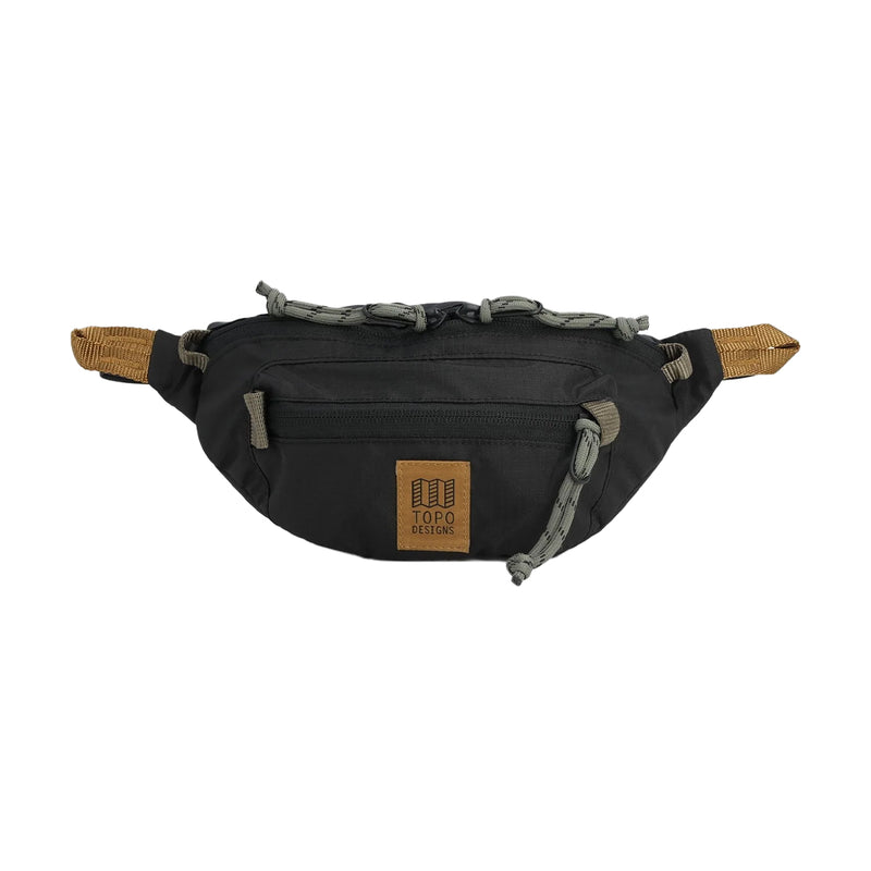 TOPO DESIGNS MOUNTAIN WAIST PACK - BLACK / NEUTRAL