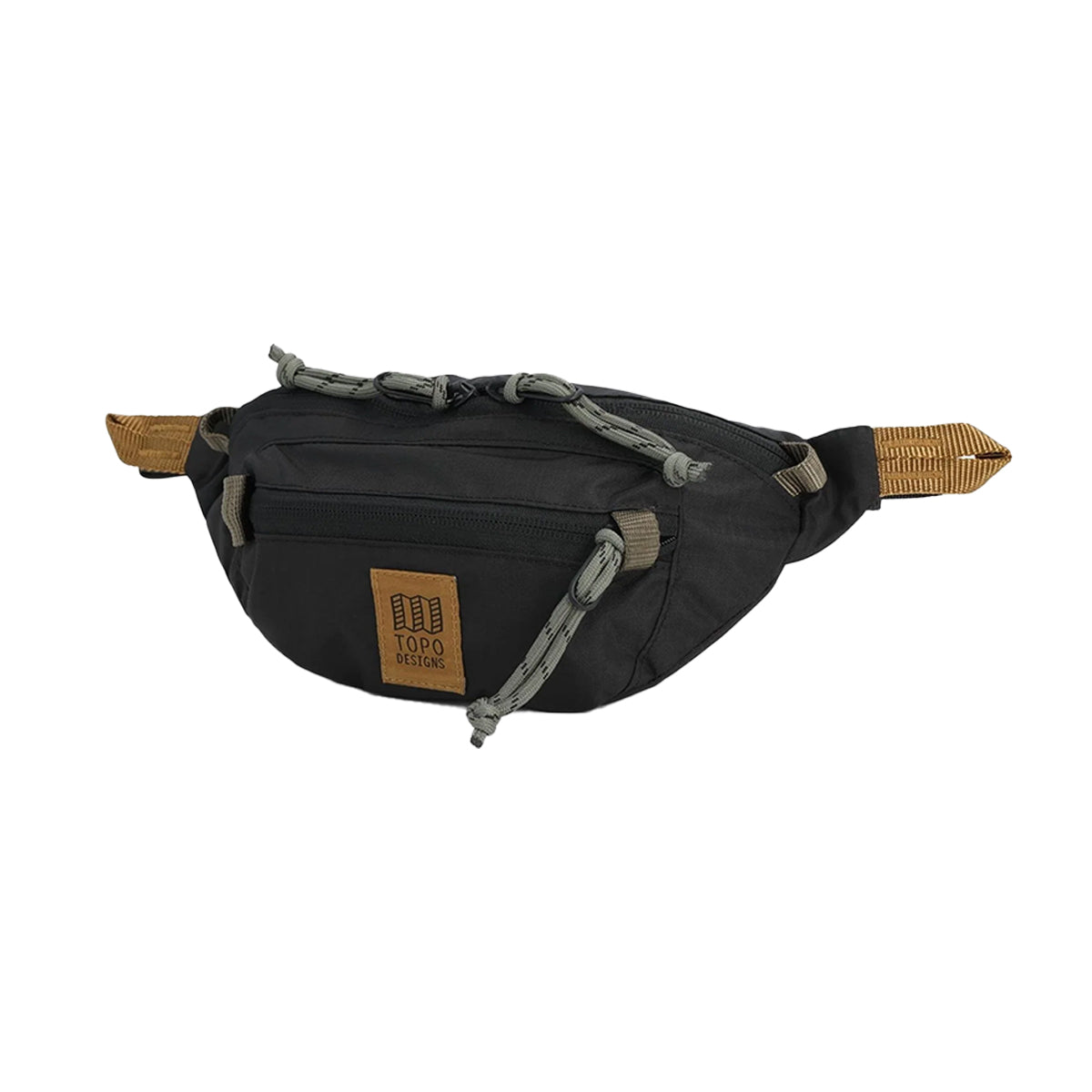 TOPO DESIGNS MOUNTAIN WAIST PACK - BLACK / NEUTRAL