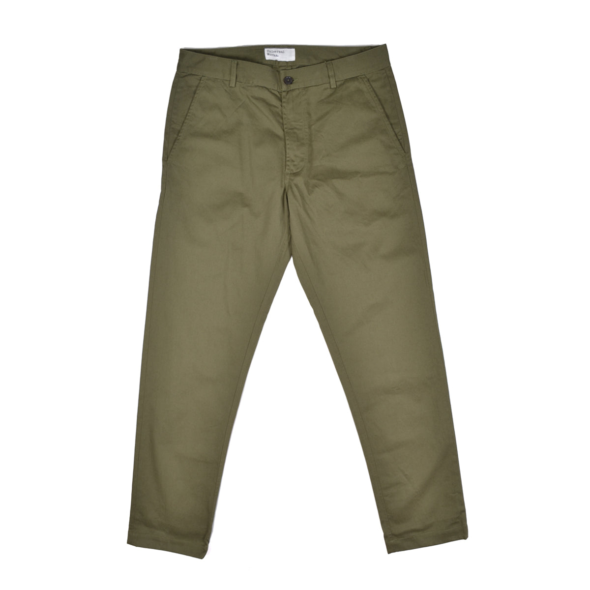 Green pants on a white background