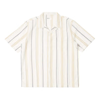 ROAD SHIRT - ECRU NAVY / SAND STRIPE