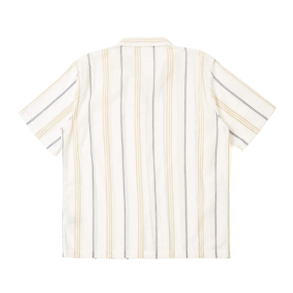ROAD SHIRT - ECRU NAVY / SAND STRIPE
