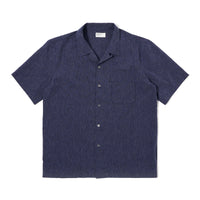 ROAD SHIRT - SIDO LINEN MIX NAVY