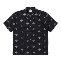 CAMP SHIRT - DIAMOND BLACK
