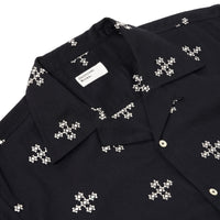 CAMP SHIRT - DIAMOND BLACK