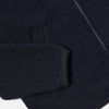 Close-up of a dark blue fabric texture