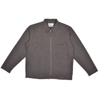 ZIP SHIRT - BROWN