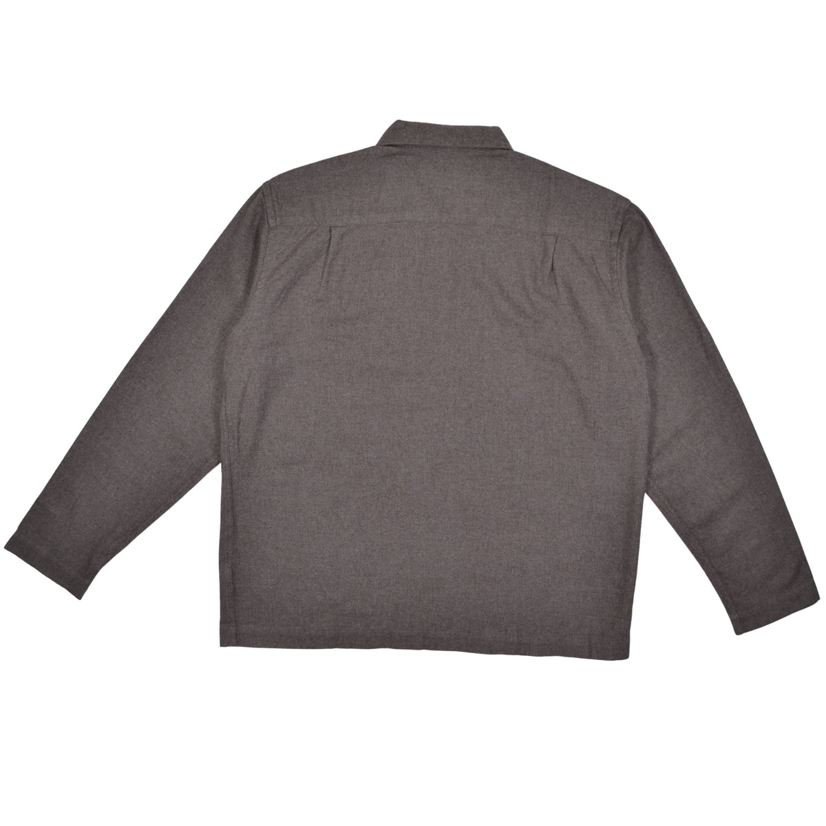 ZIP SHIRT - BROWN